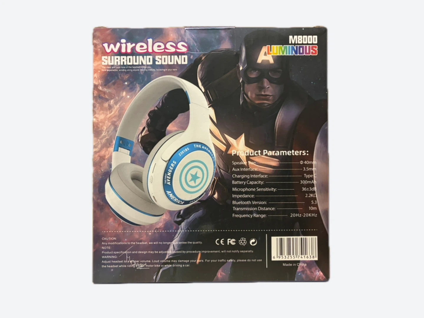 Captain America MB8000 wireless headphones - photo 3