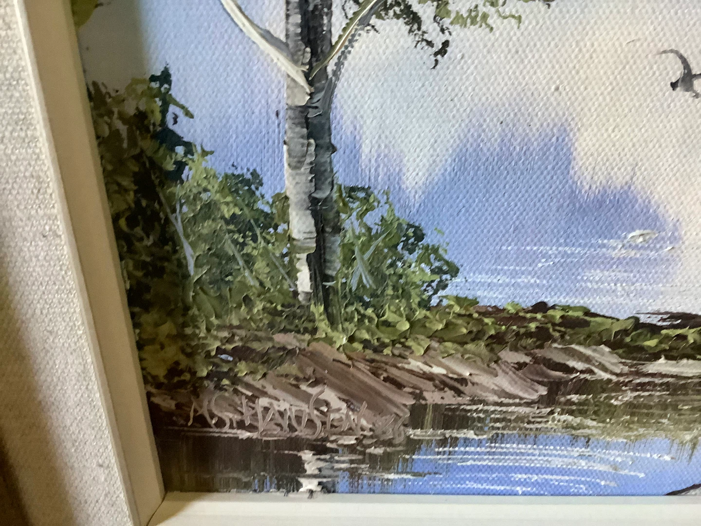 Landscape/Waterscape Acrylic Ptg by A. S. Hansen 🐞 - photo 2