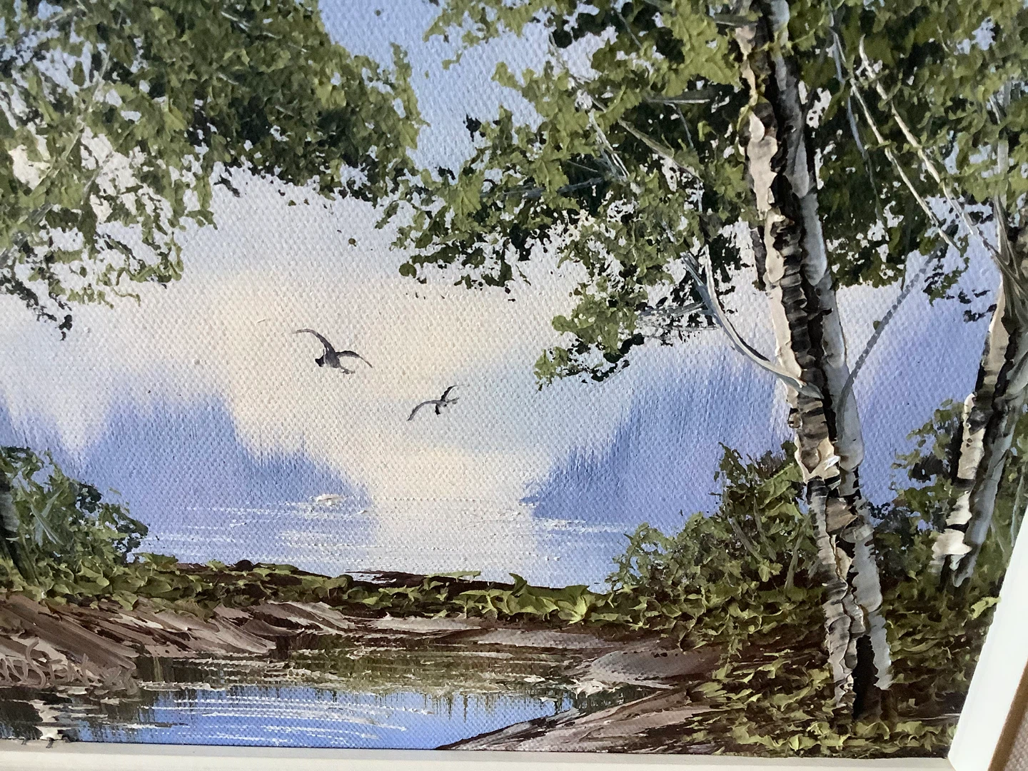 Landscape/Waterscape Acrylic Ptg by A. S. Hansen 🐞 - photo 4