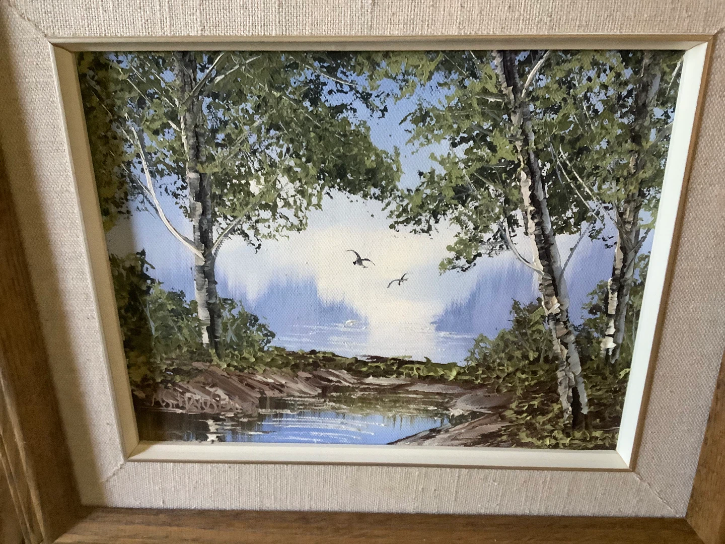 Landscape/Waterscape Acrylic Ptg by A. S. Hansen 🐞 - photo 3