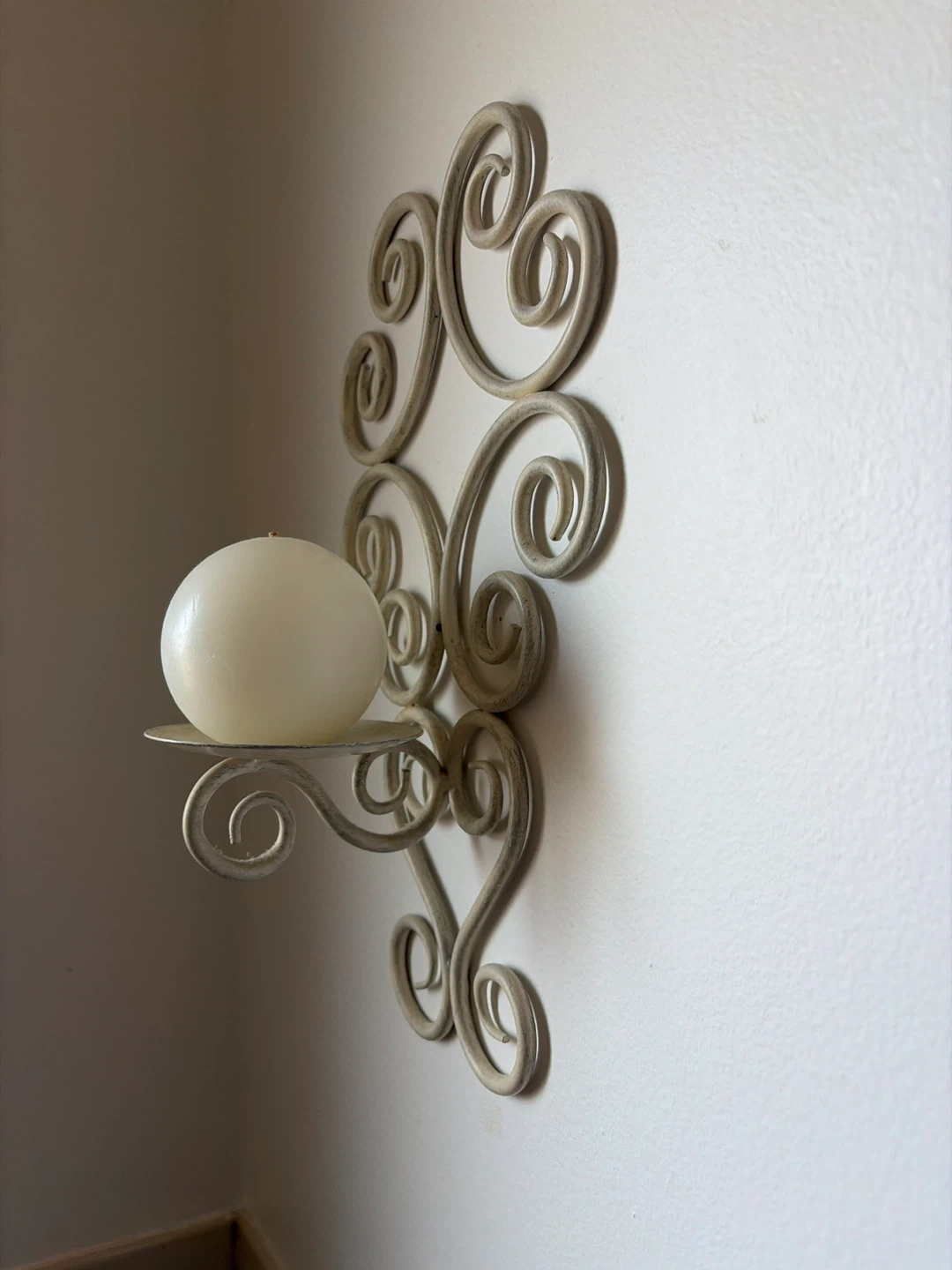 2 Ornate Wall Sconce Candle Holder - photo 2
