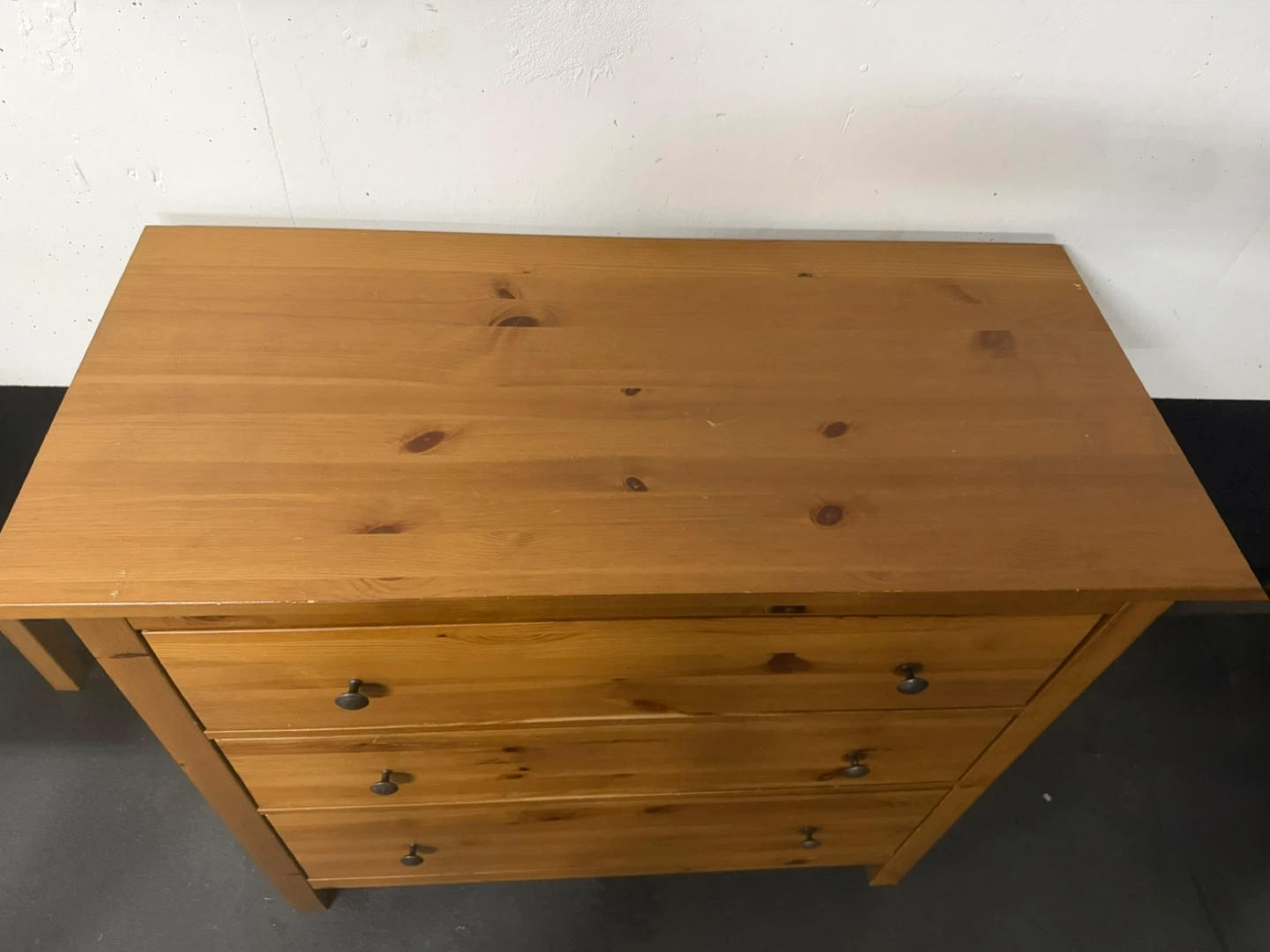 IKEA Wooden 3-Drawer Dresser - photo 4