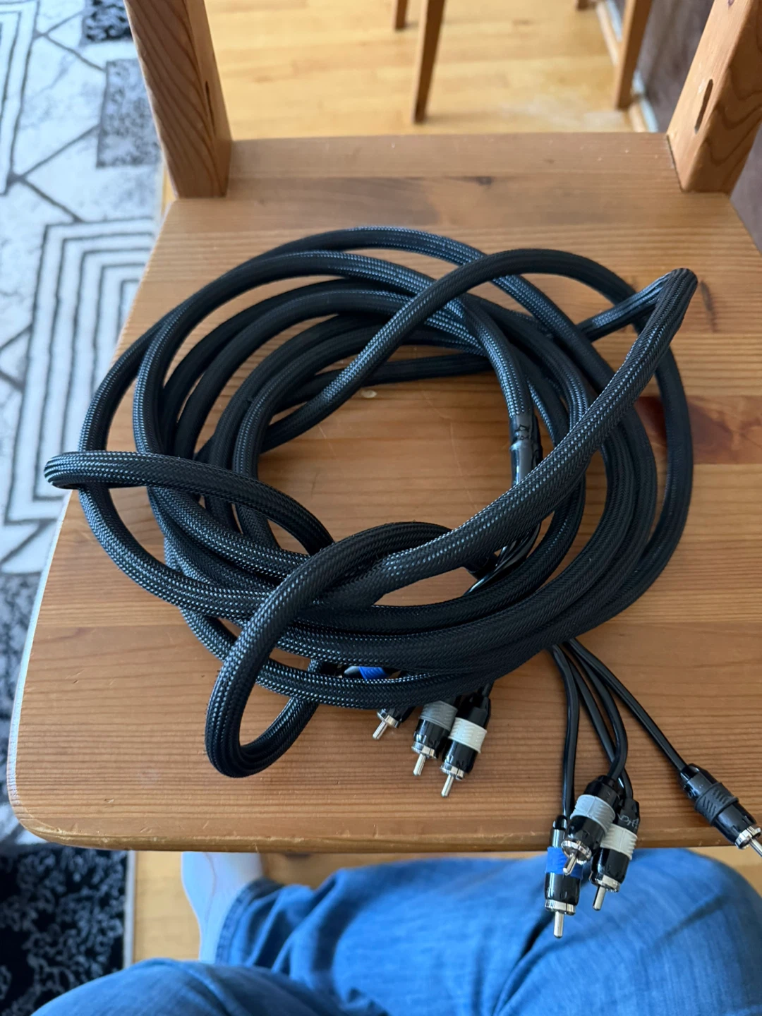 sky high audio premium braided rca cables - photo 2