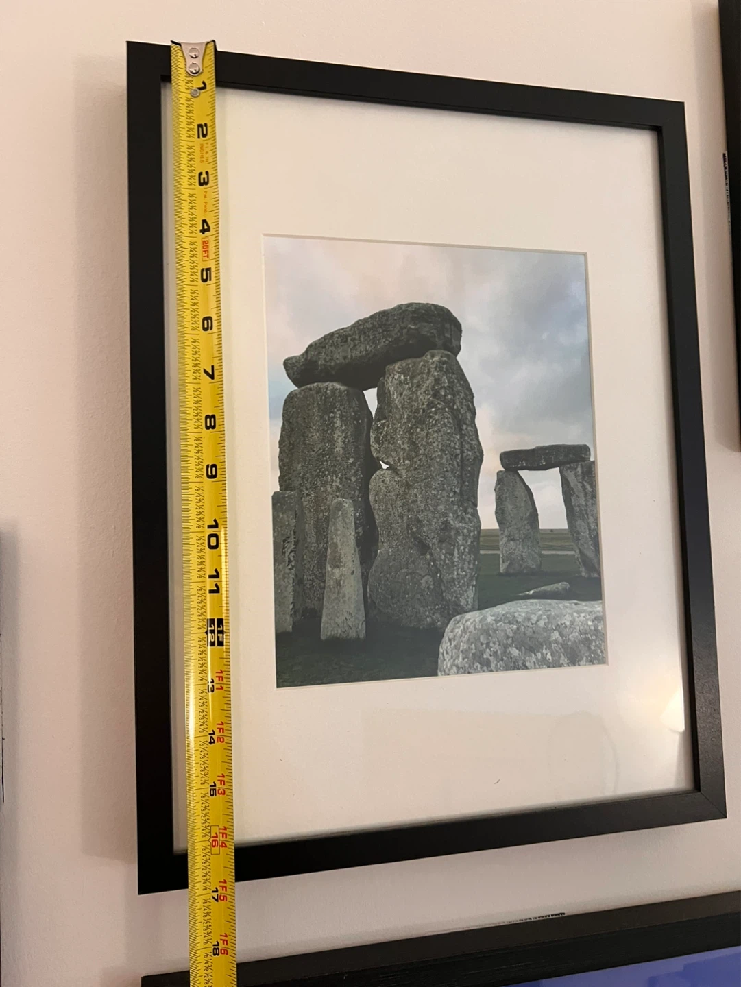 Framed Photograph of Stonehenge by an Amateur Photographer - photo 3