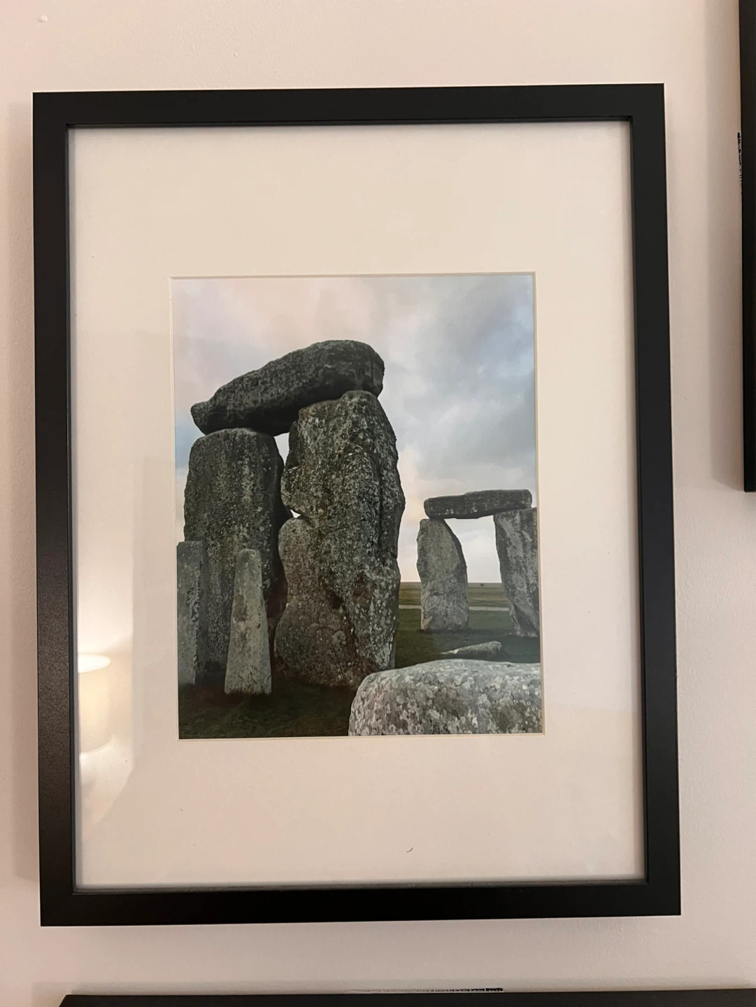 Framed Photograph of Stonehenge by an Amateur Photographer