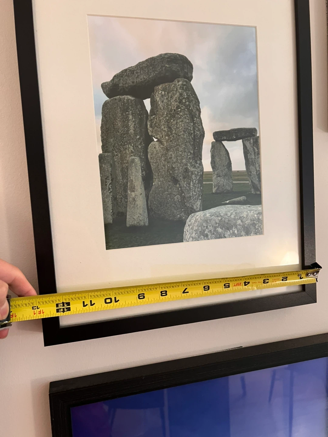 Framed Photograph of Stonehenge by an Amateur Photographer - photo 2