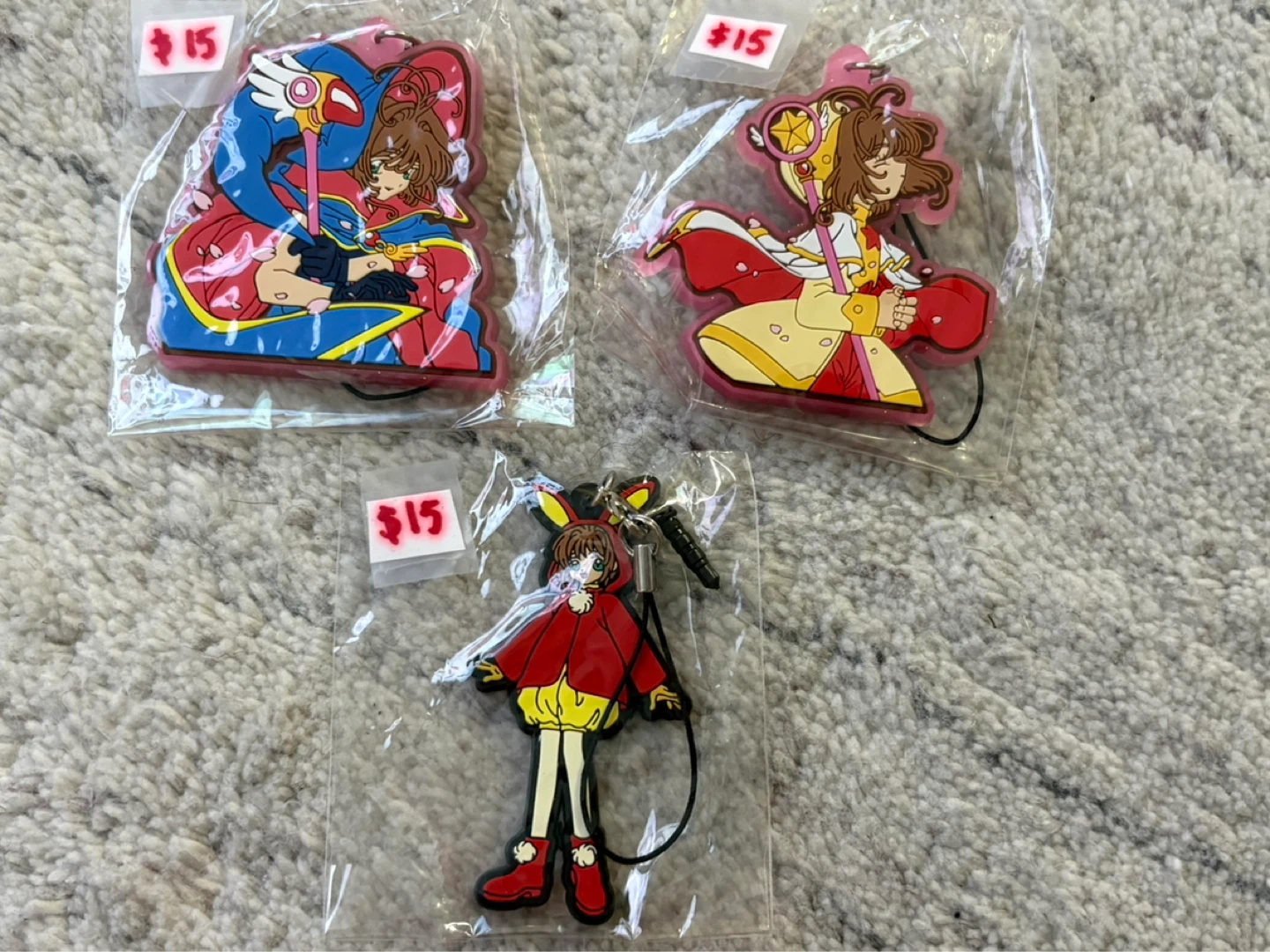 Cardcaptor Sakura & CLAMP Keychains charm strap anime cosplay