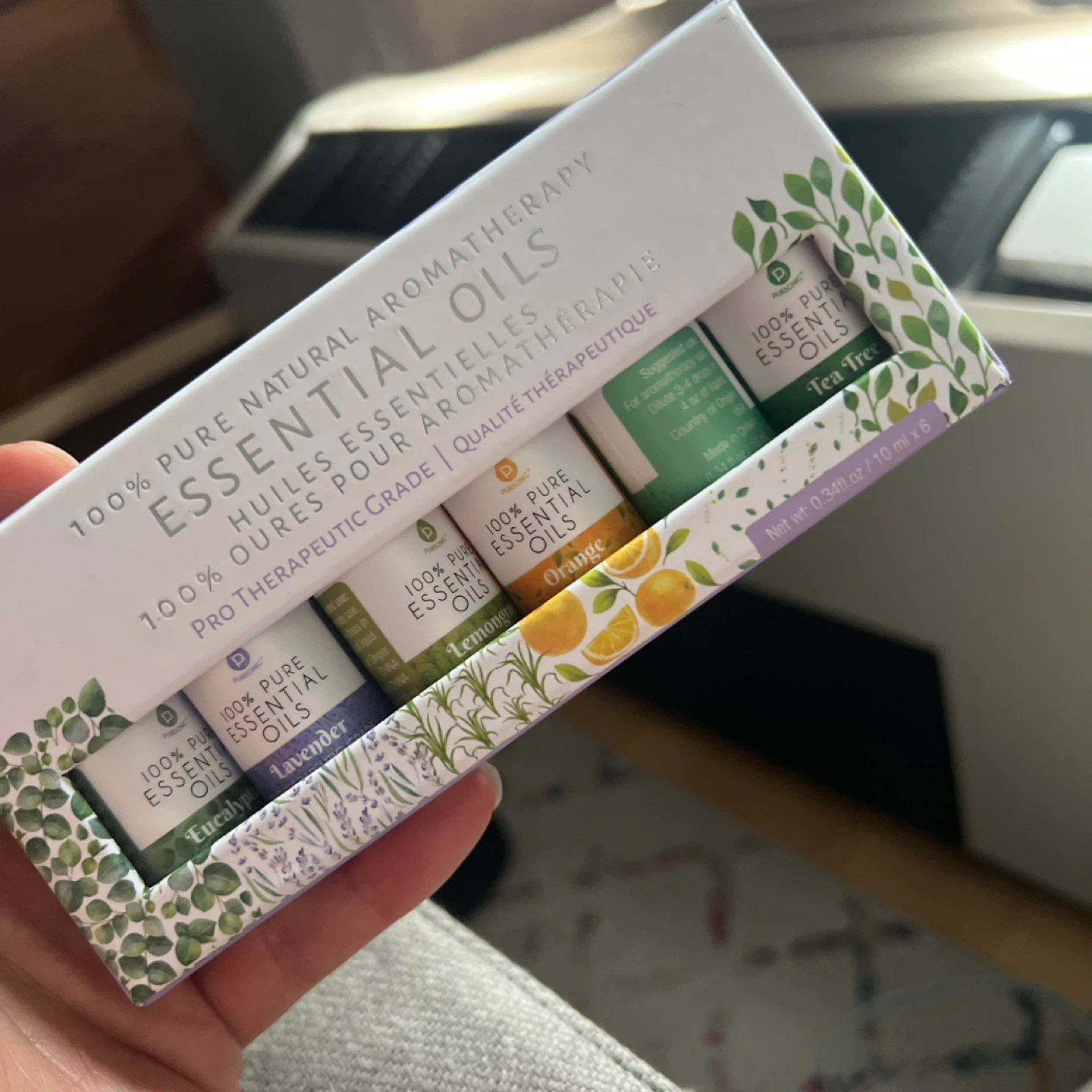 Puro Essentials 5-Piece Essential Oils Set