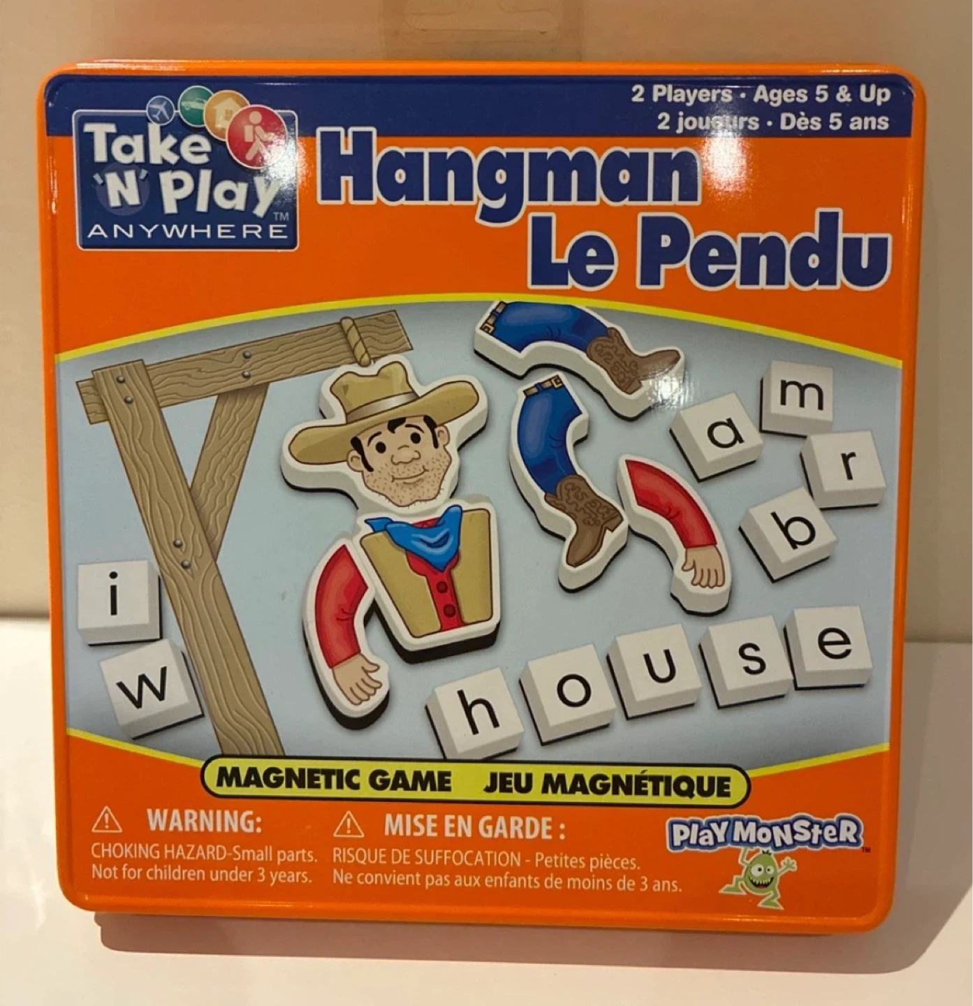Take 'N' Play Anywhere Magnetic Hangman and Tic-Tac-Toe Games
