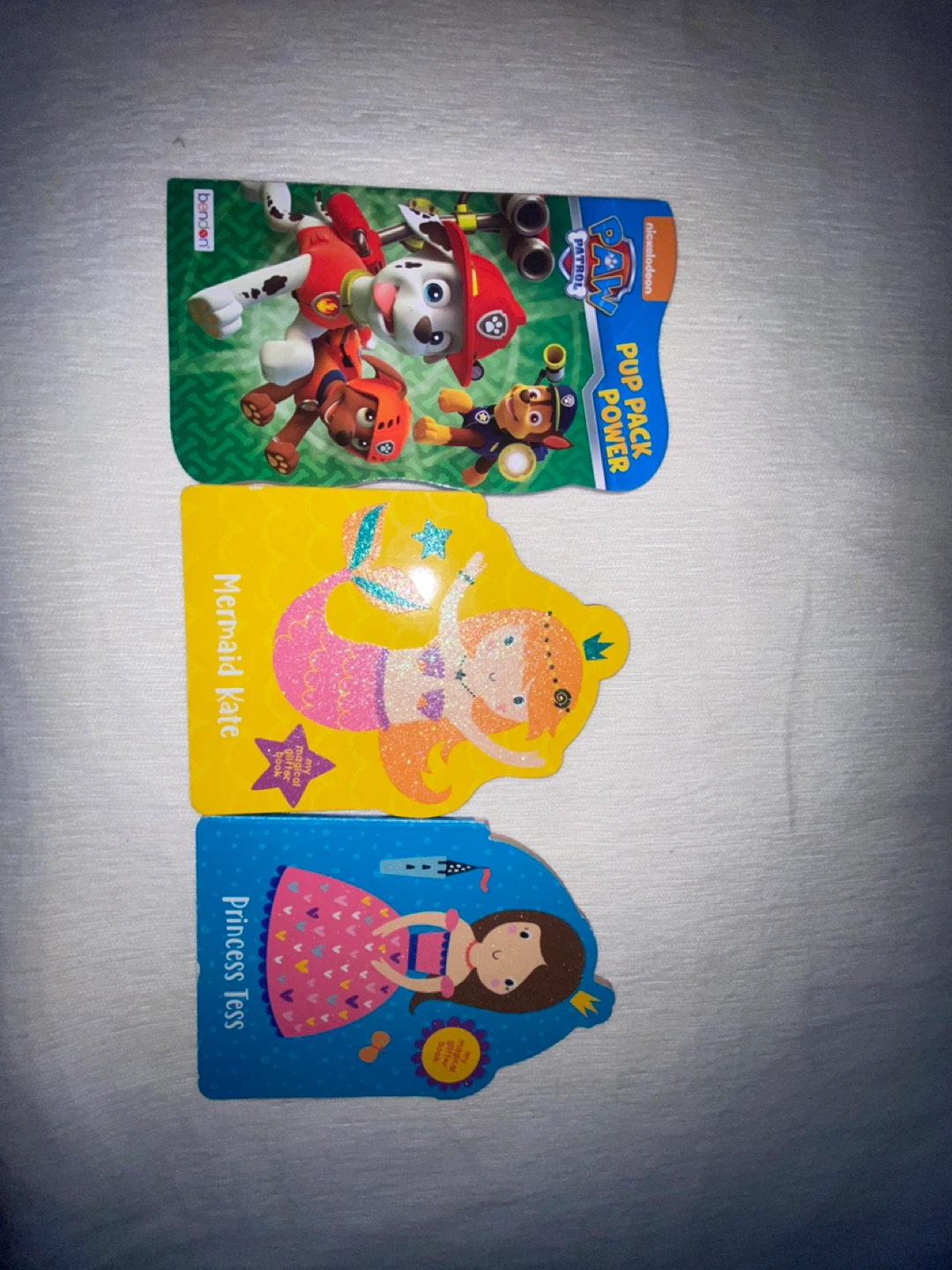 Paw Patrol, Princess Tess, Mermaid Kate Story Books