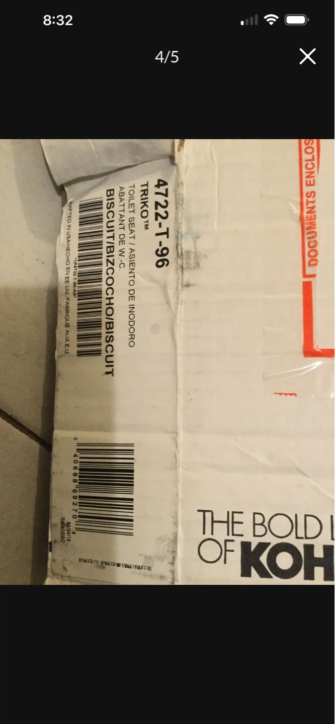 Kohler Toilet Seat elongated - photo 4