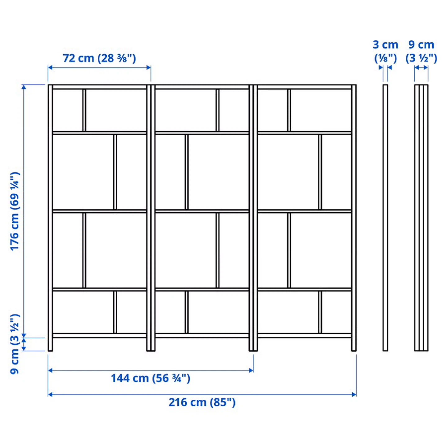 🔥Room Divider Screen - 3 Panel IKEA - photo 2
