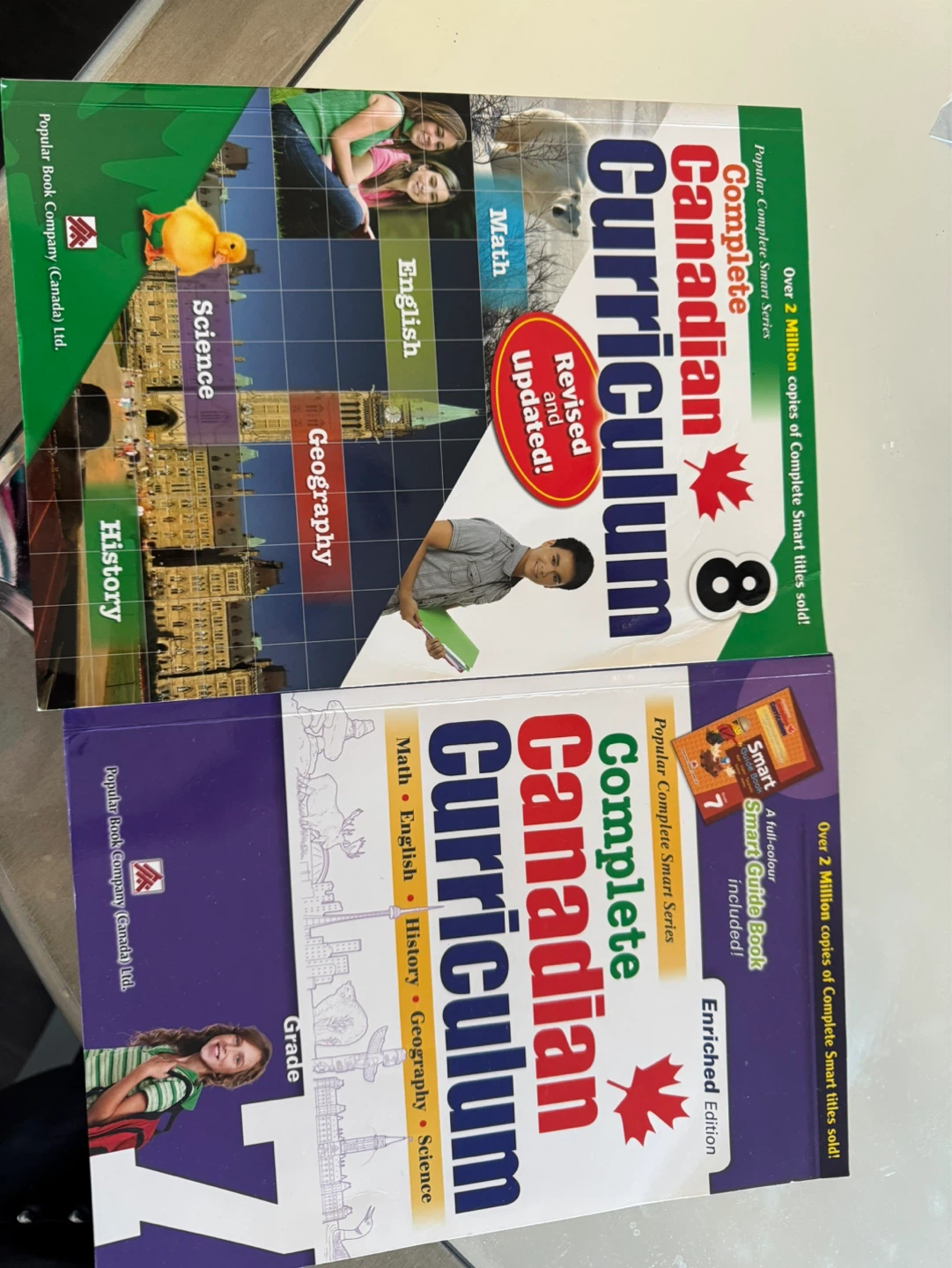 Complete Canadian Curriculum Grade 7 & 8 Books