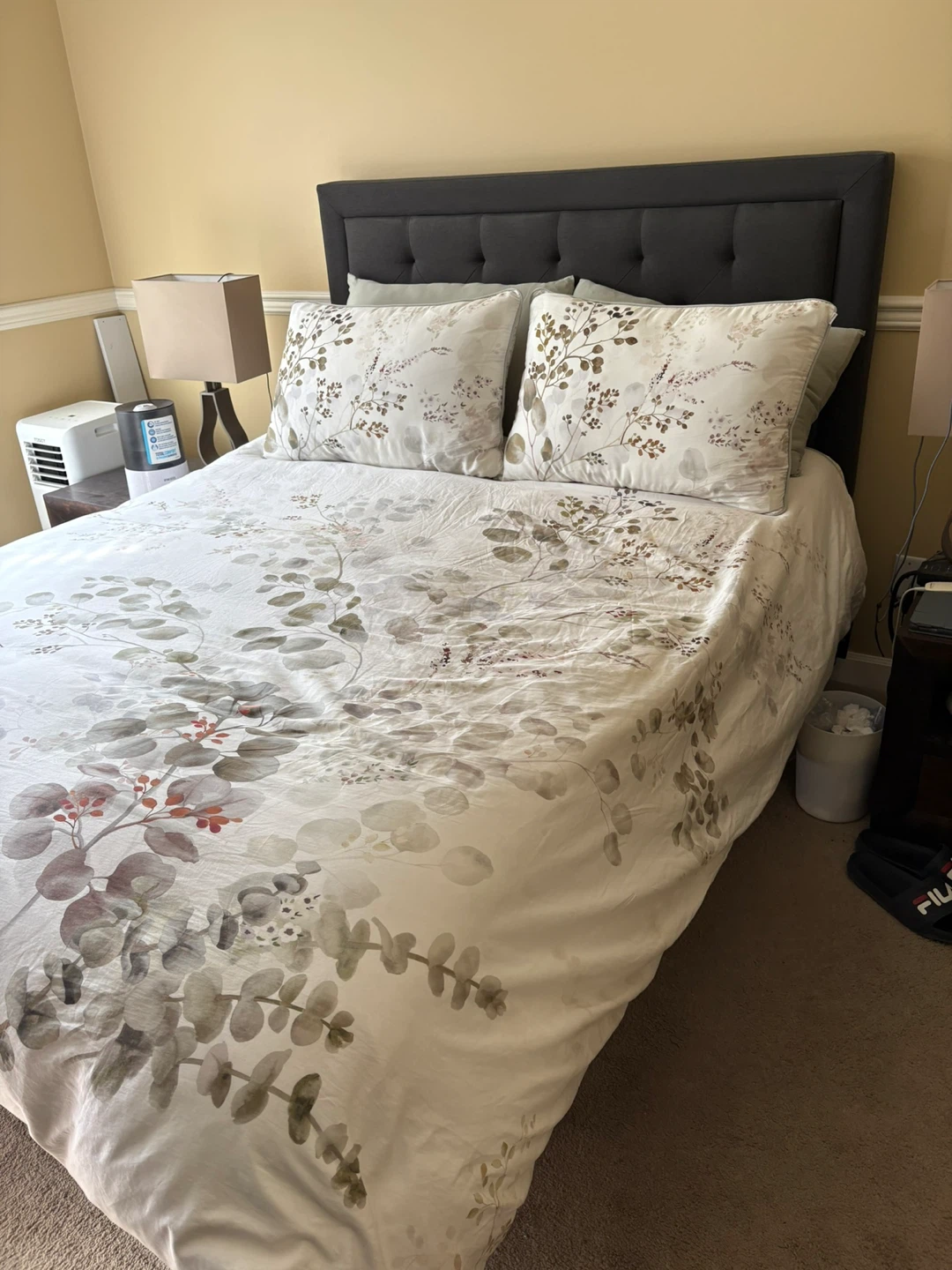 Adjustable Queen bed.