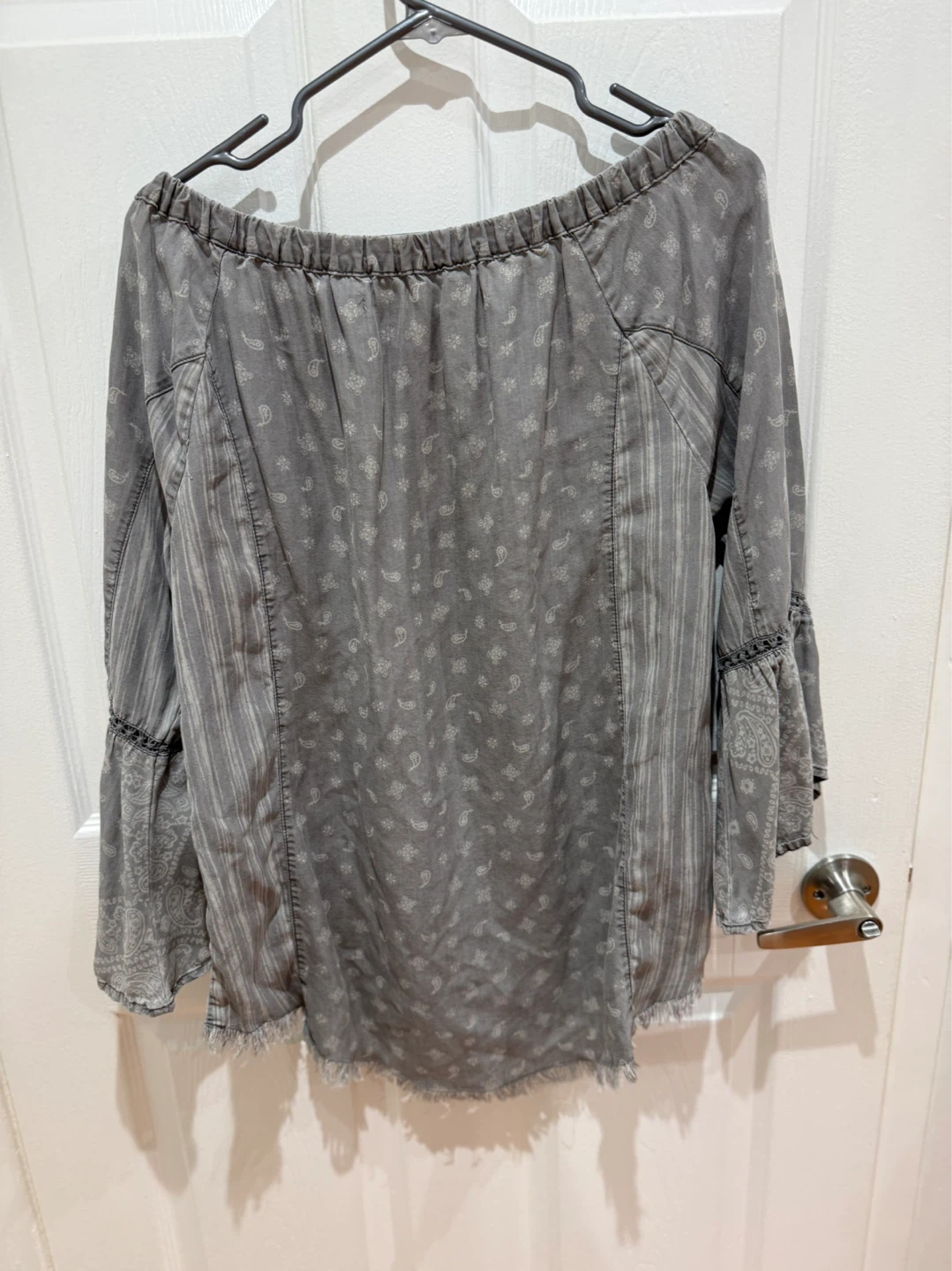 Off-the-Shoulder Blouse - Size S - photo 2