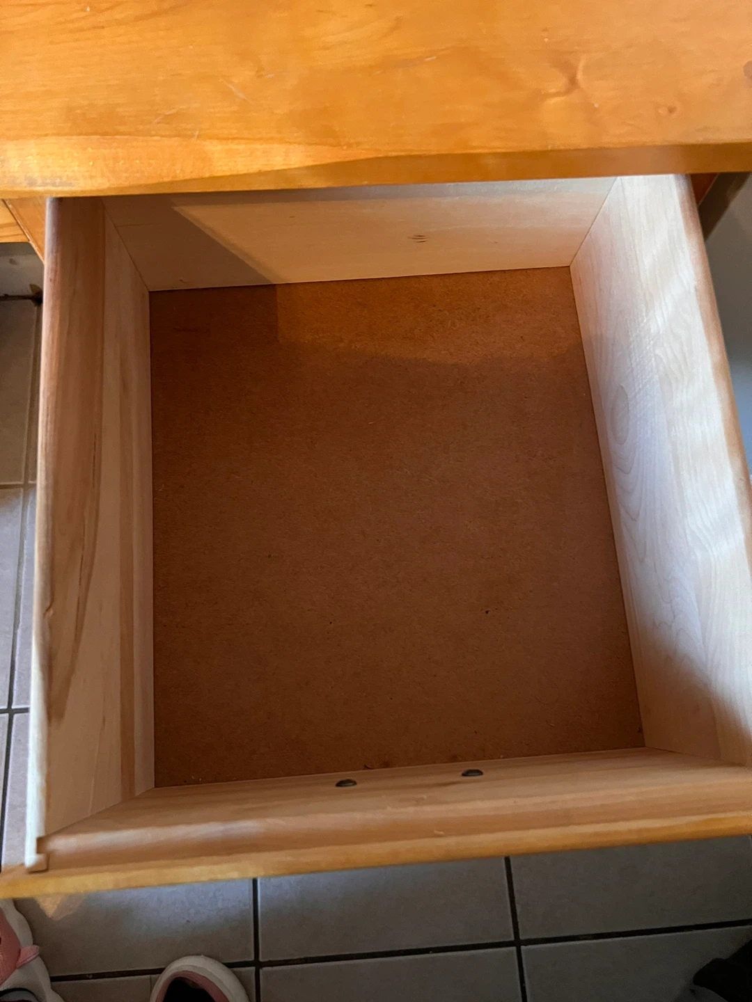Wooden Desk with Drawers - photo 4