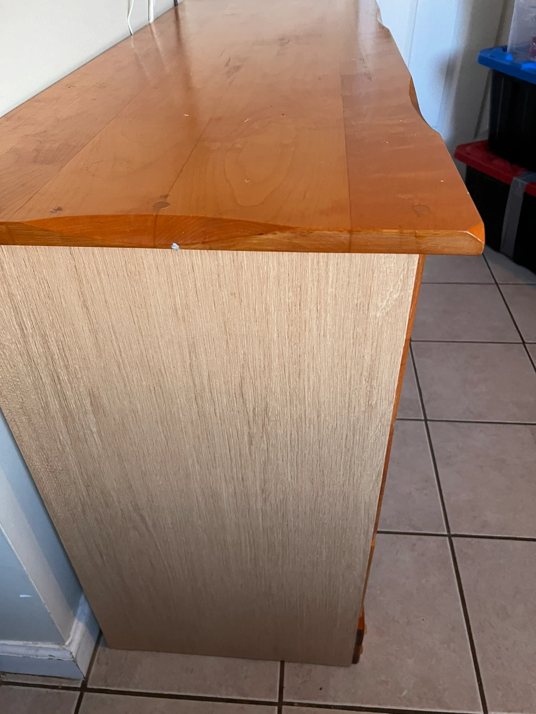 Wooden Desk with Drawers - photo 2