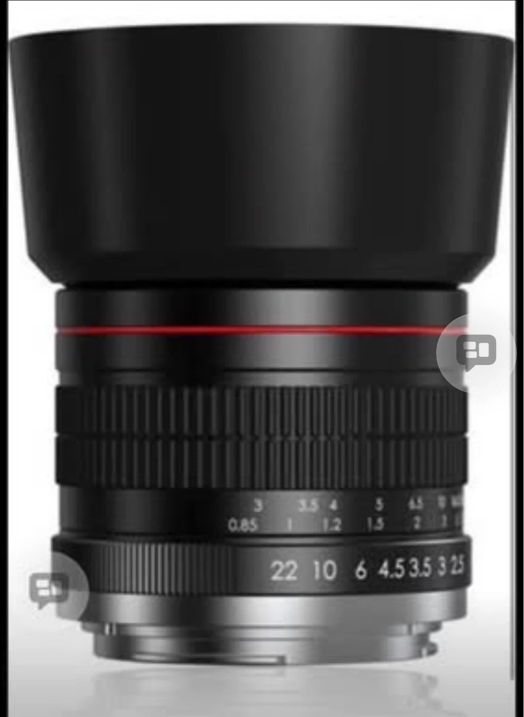 85mm F1.8 Manual Portrait Lens