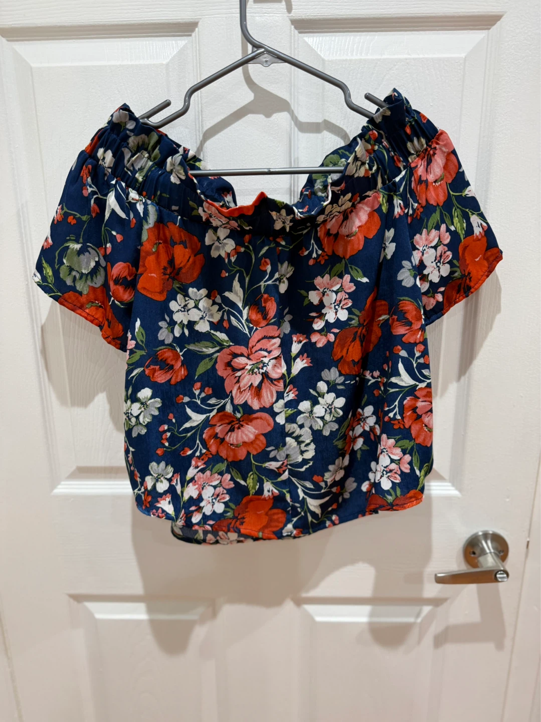 Floral Off-the-Shoulder Top - Size M - photo 3