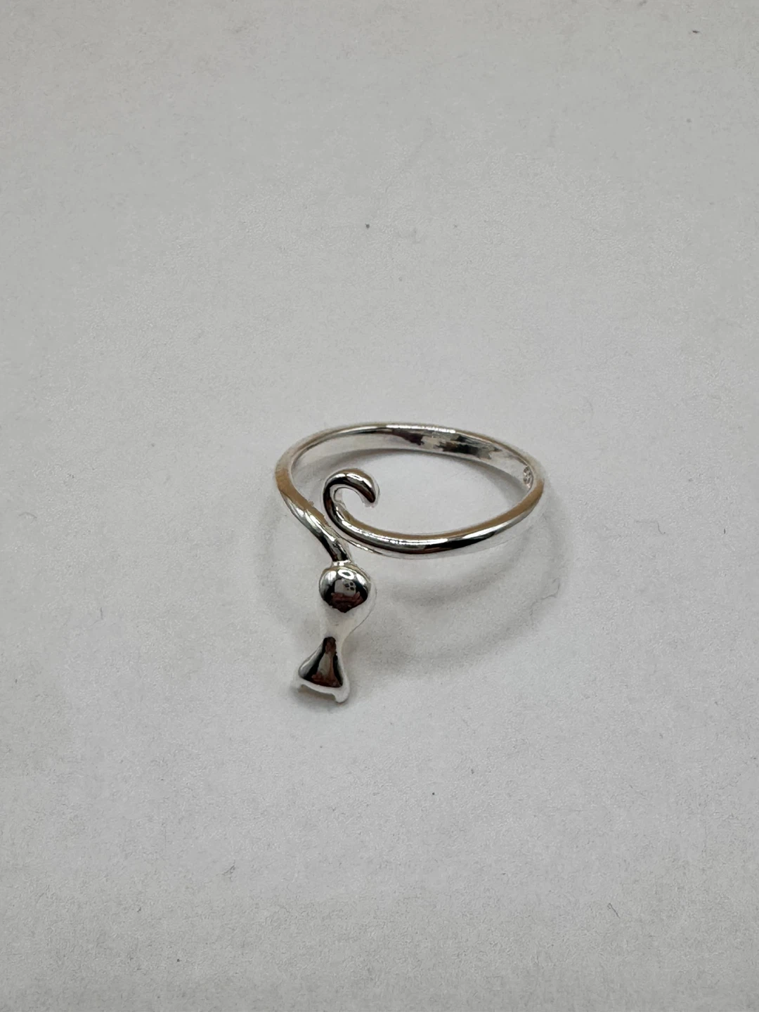 Sterling Silver 925 Cat Ring