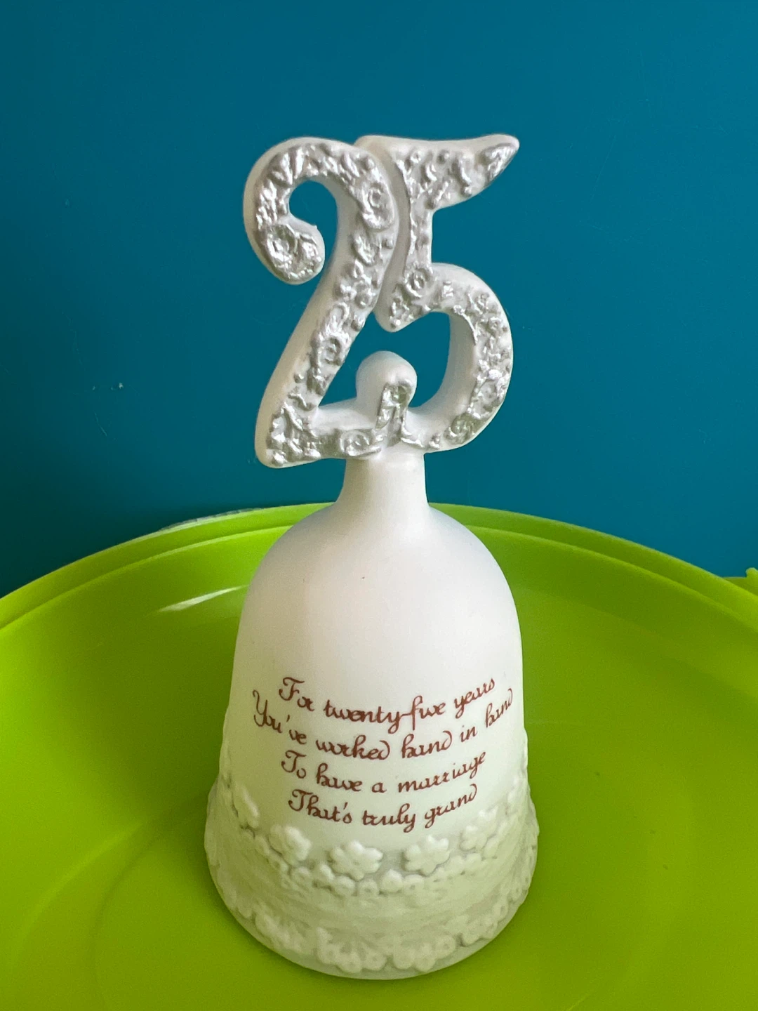 Enesco 1983 25th Anniversary Bell