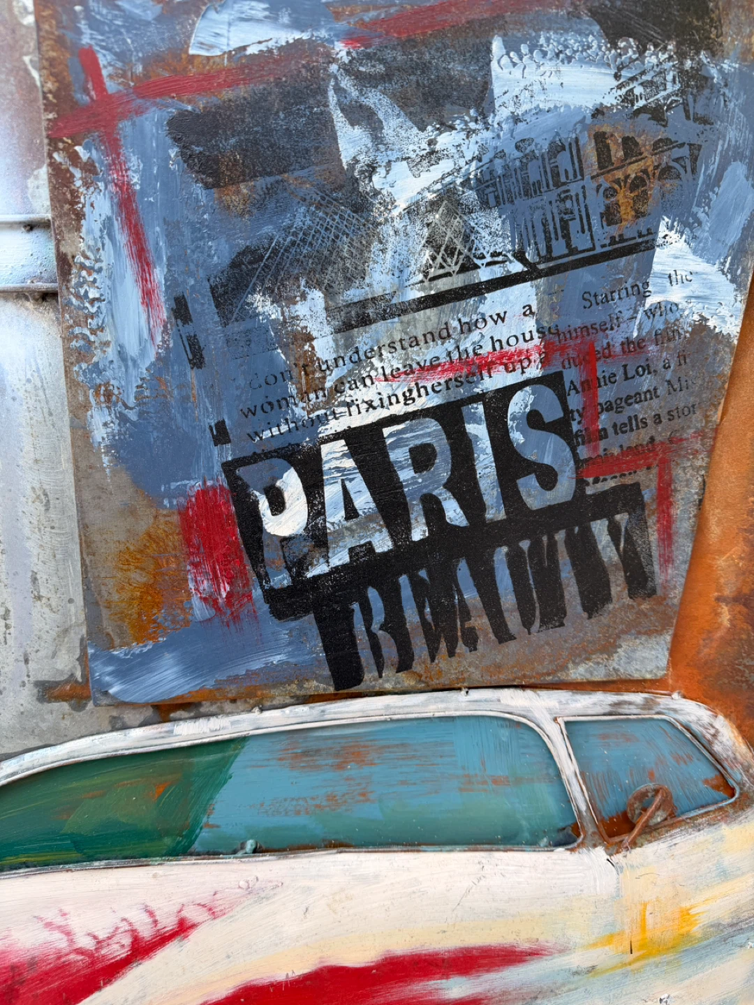 Rustic Metal Car Wall Art - photo 4