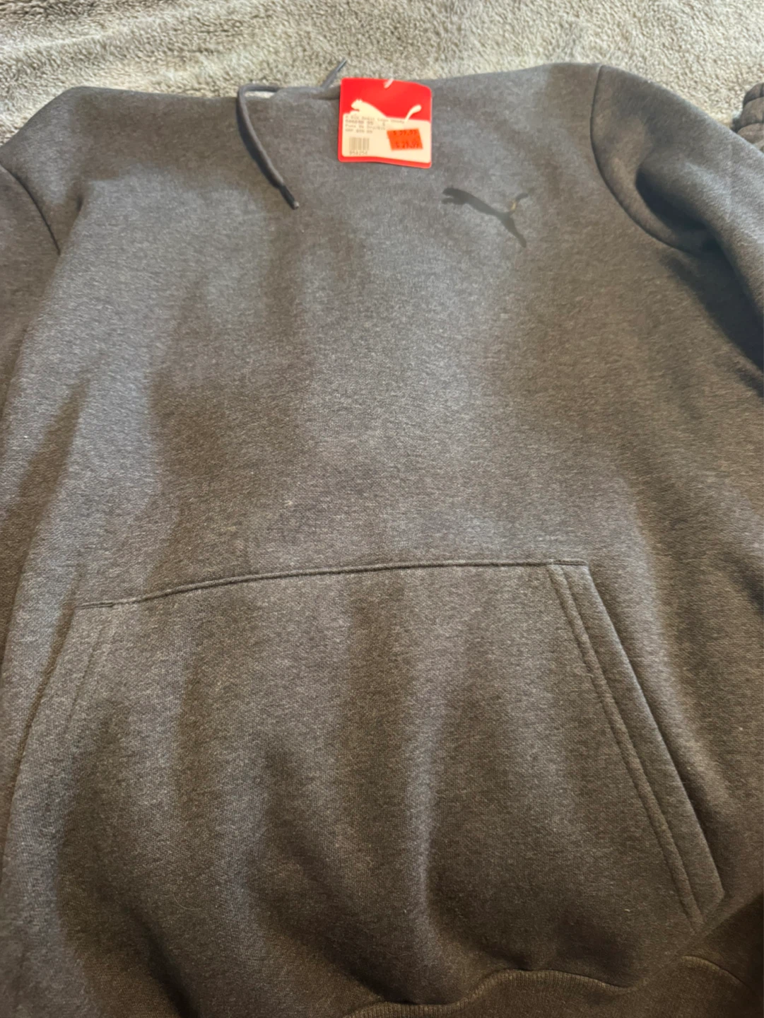 Puma Grey Hoodie and Sweatpants Set size small - photo 3