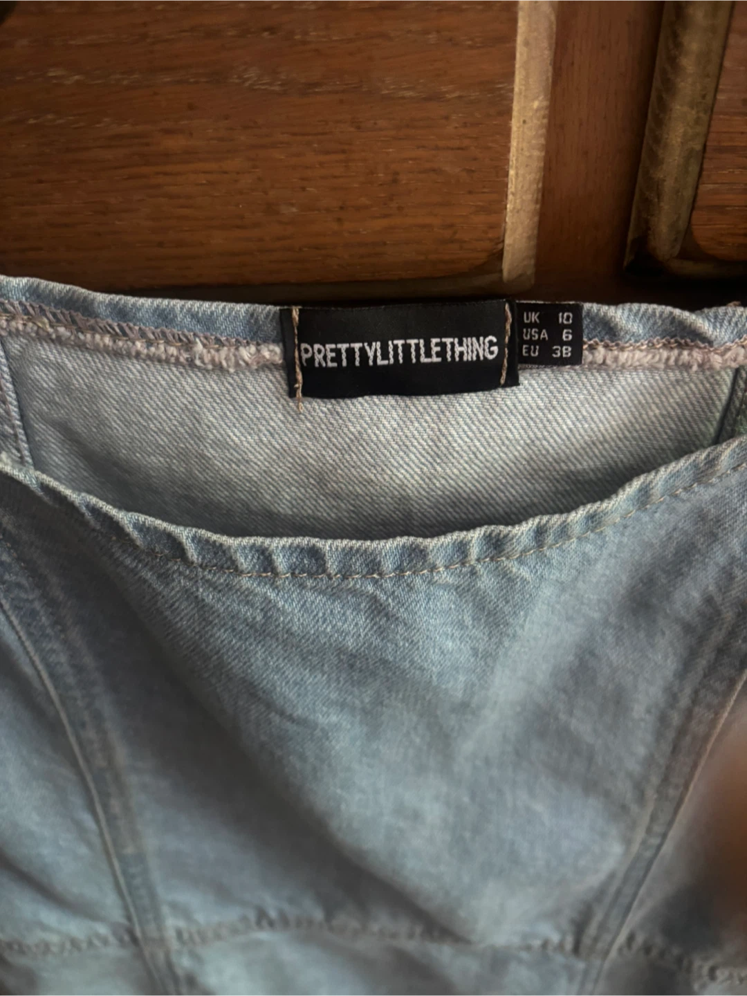 PrettyLittleThing Denim Dress - photo 2