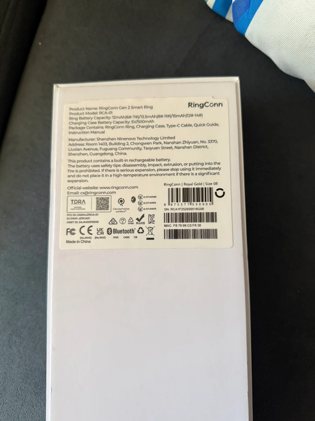 RingConn Gen 2 Smart Ring