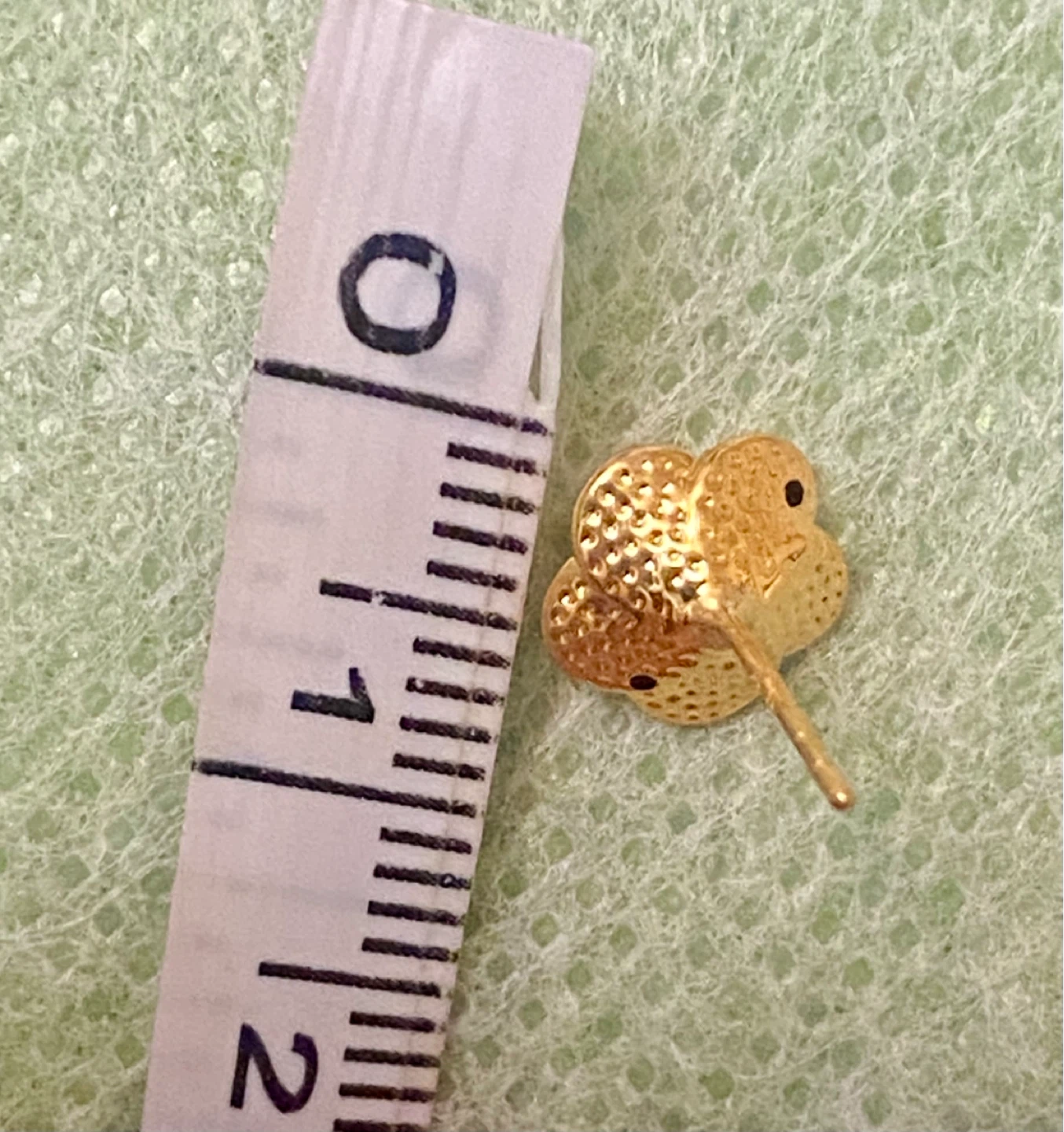 18 K  Gold Rose Stud Earrings - photo 5