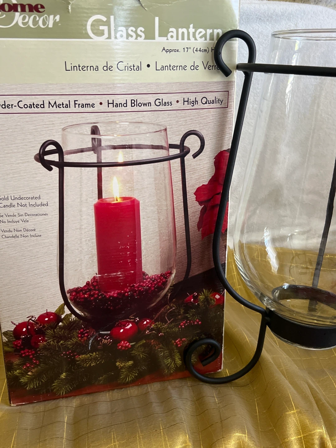 Home Decor Glass Lantern - photo 3
