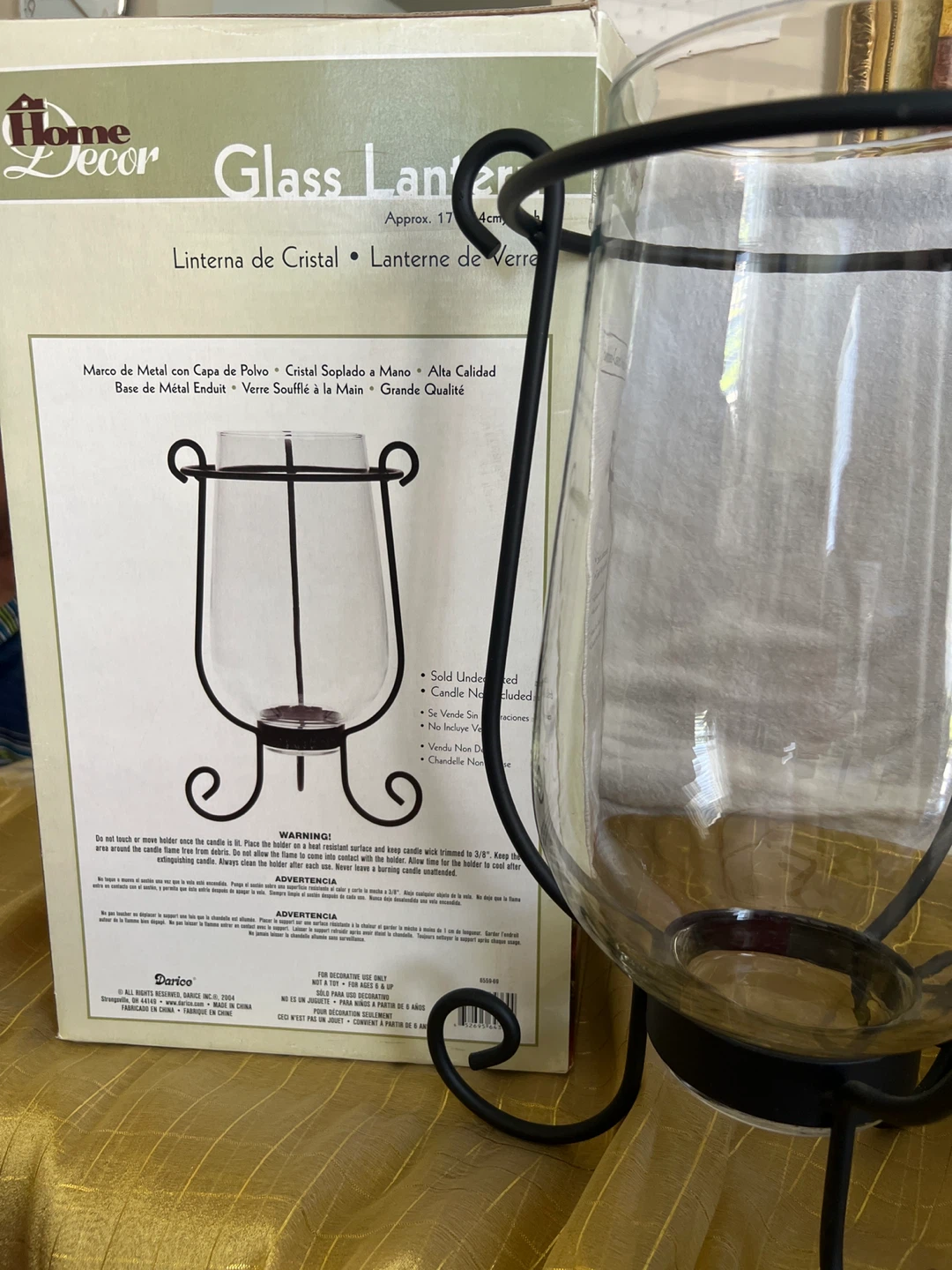 Home Decor Glass Lantern - photo 4