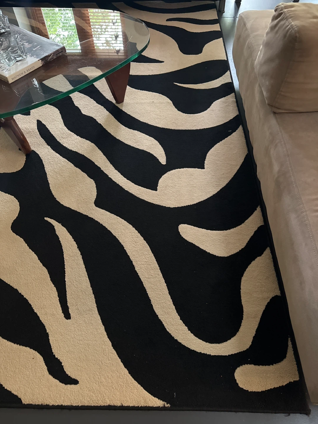 LARGE Zebra Print Area Rug - photo 2