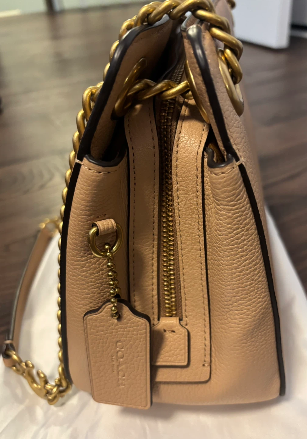 Coach Shoulder Bag - Tan Leather - photo 3