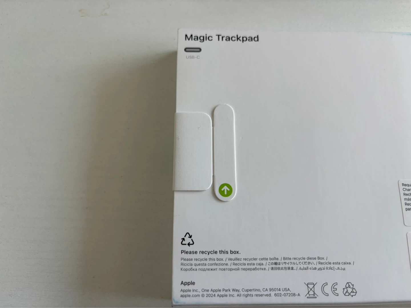 3 Left! 🆕 Apple Magic Trackpad - White - photo 2