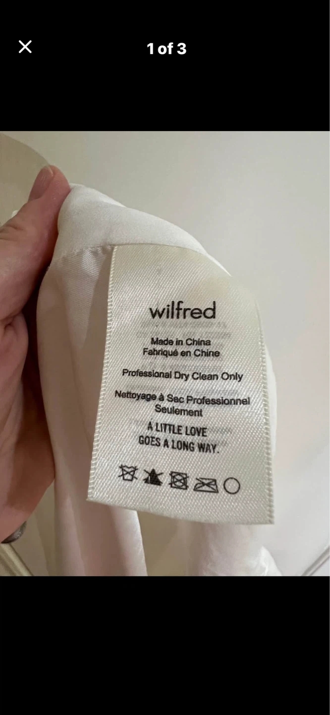 Wilfred White Sleeveless Top