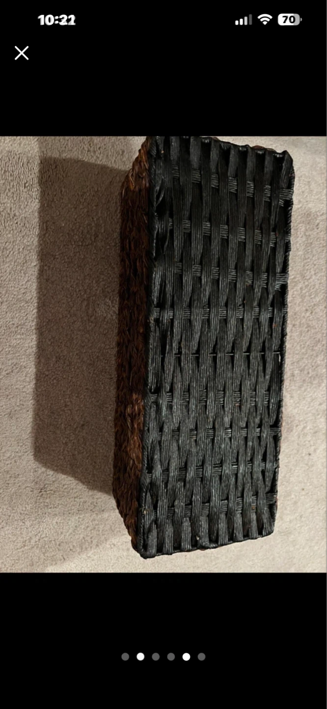 Woven Rectangular Basket - photo 5