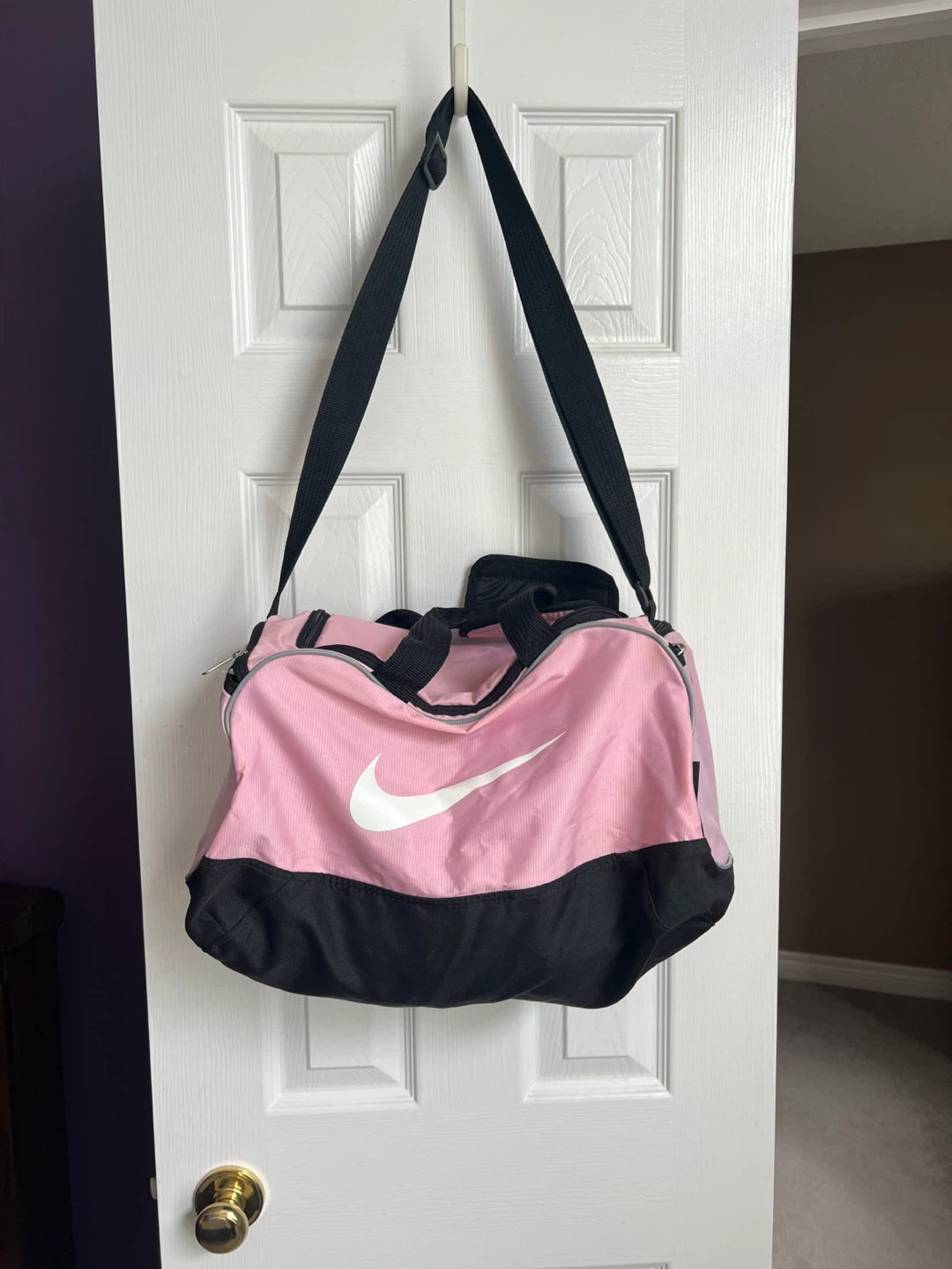 Nike Pink & Black Duffel Bag - photo 3