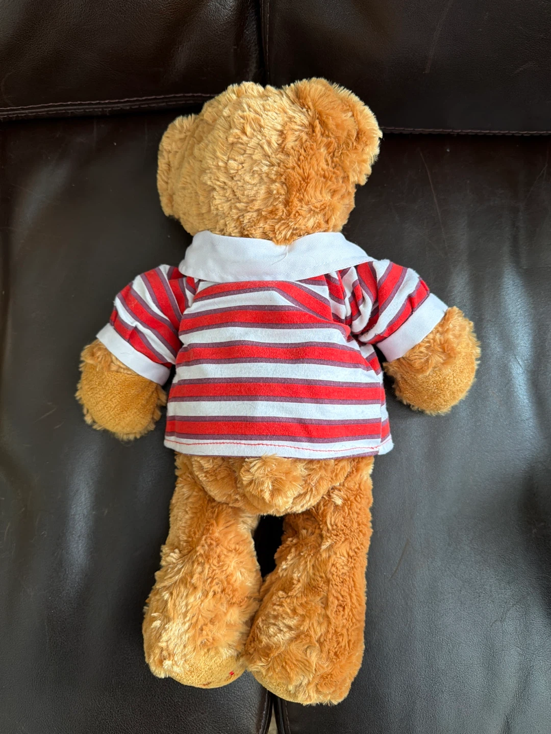 FAO Schwarz Teddy Bear with Striped Shirt - photo 2