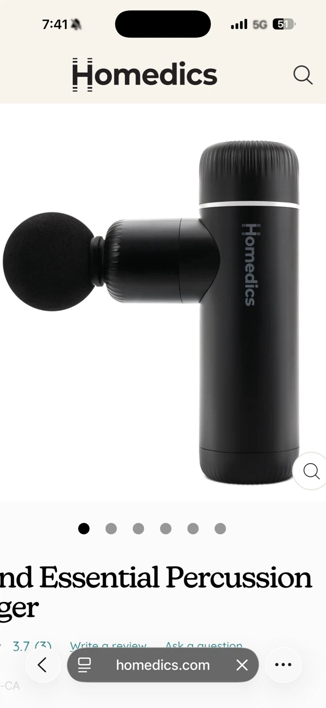 Homedics portable personal massager
