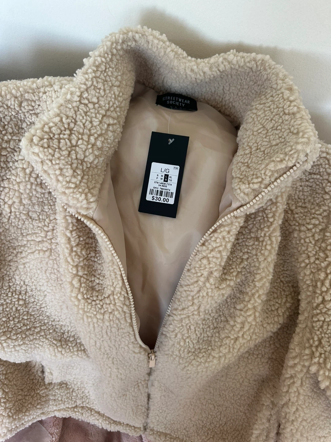 Streetwear Society Sherpa Fleece Jacket - photo 3