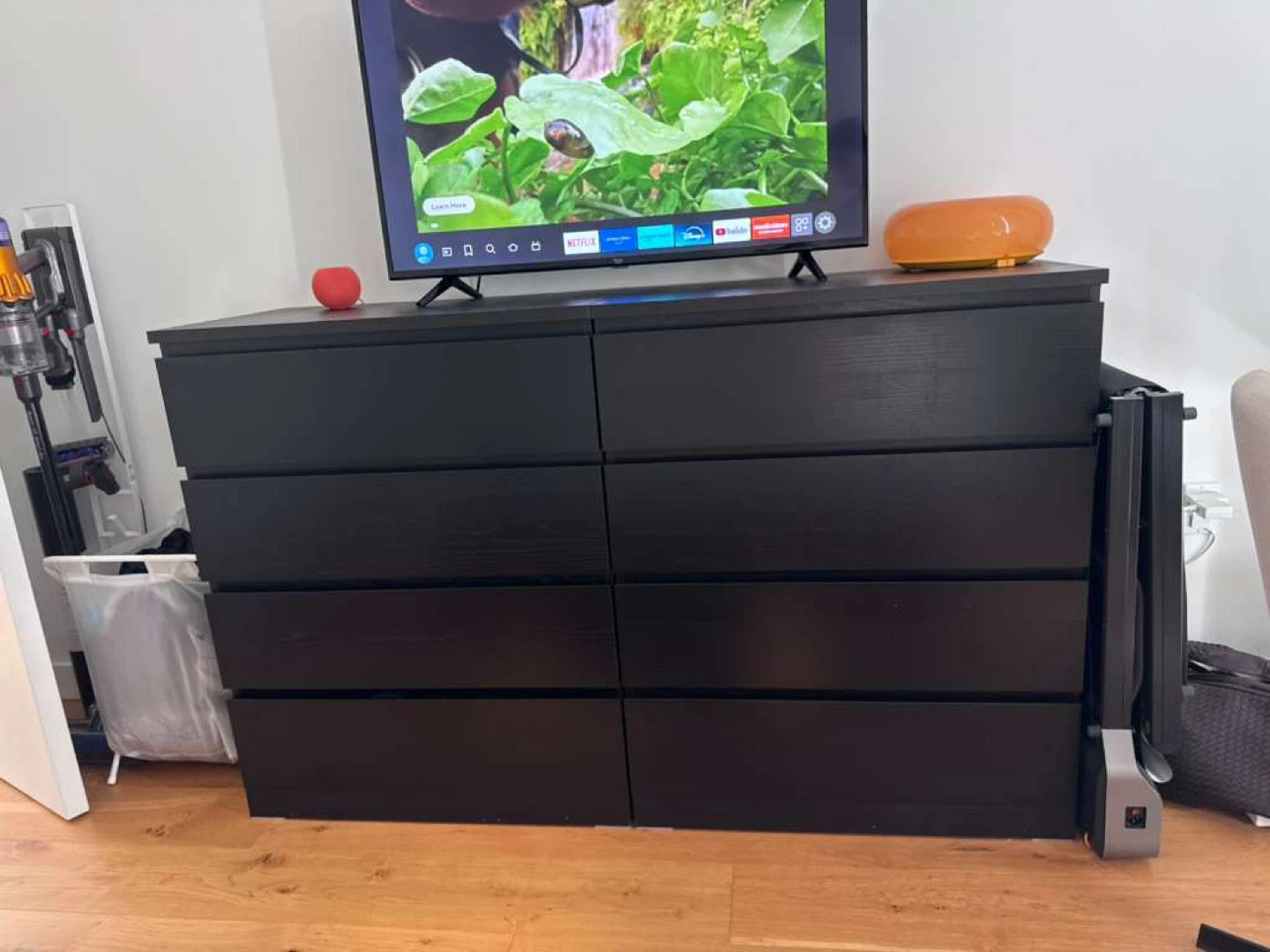 2x IKEA MALM Dresser, 4 drawers, black-brown - photo 2