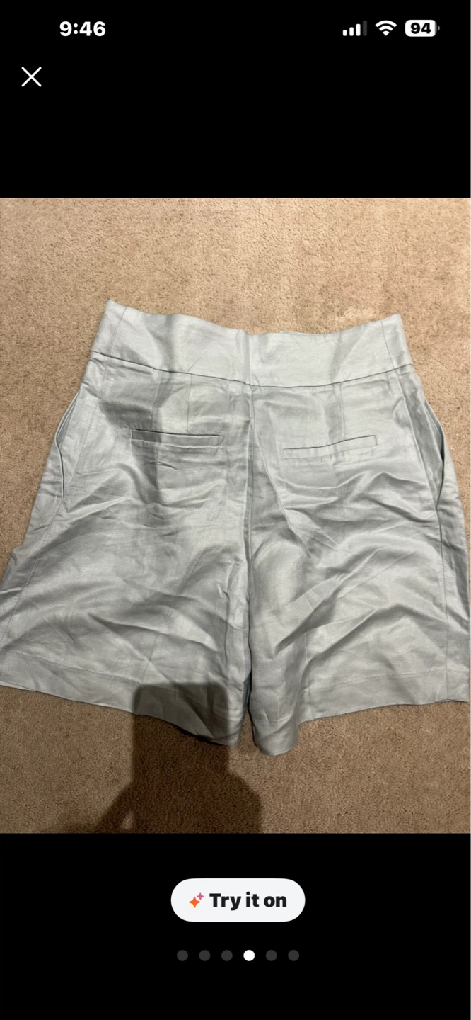 H&M Linen Blend Shorts - US 4 / EUR 36 - photo 3