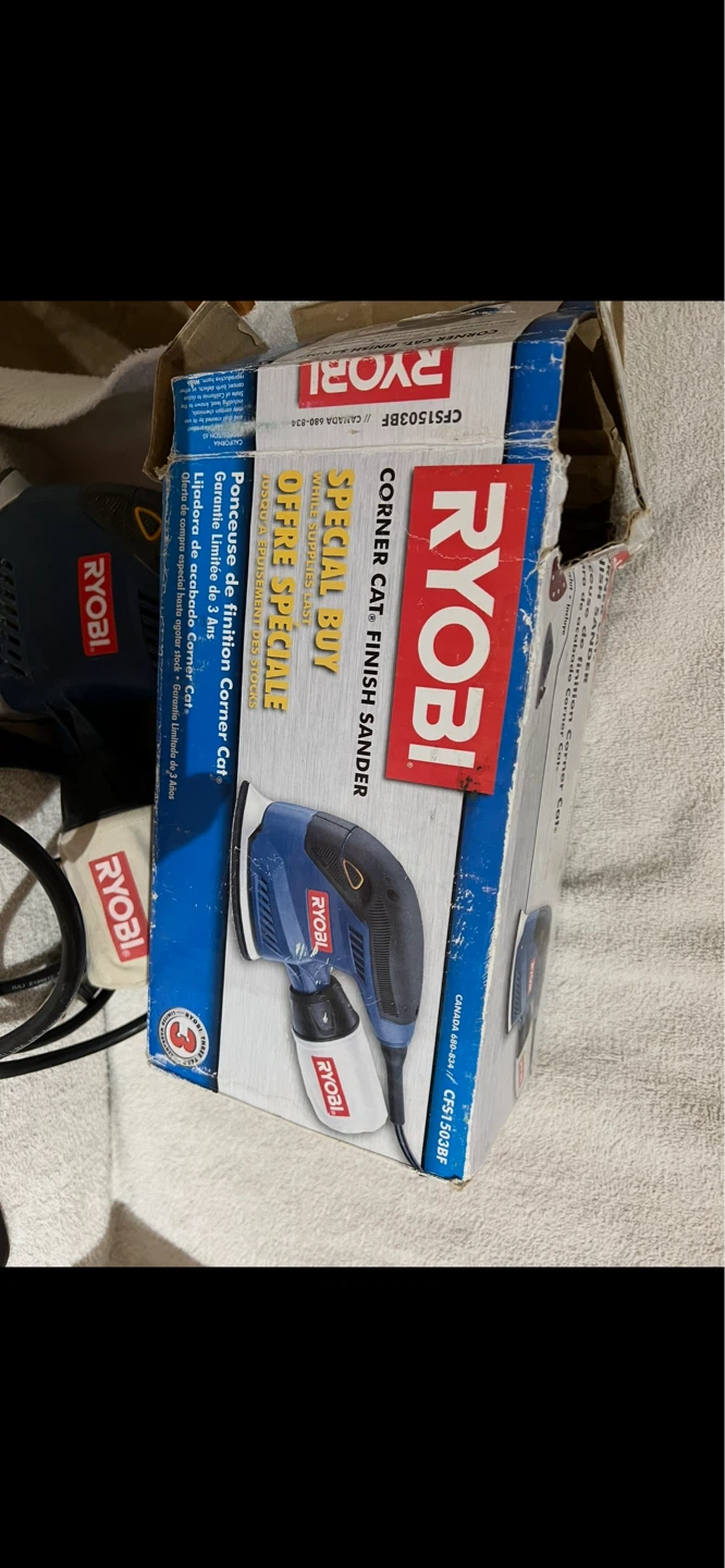 Ryobi Corner Cat Finish Sander - photo 2