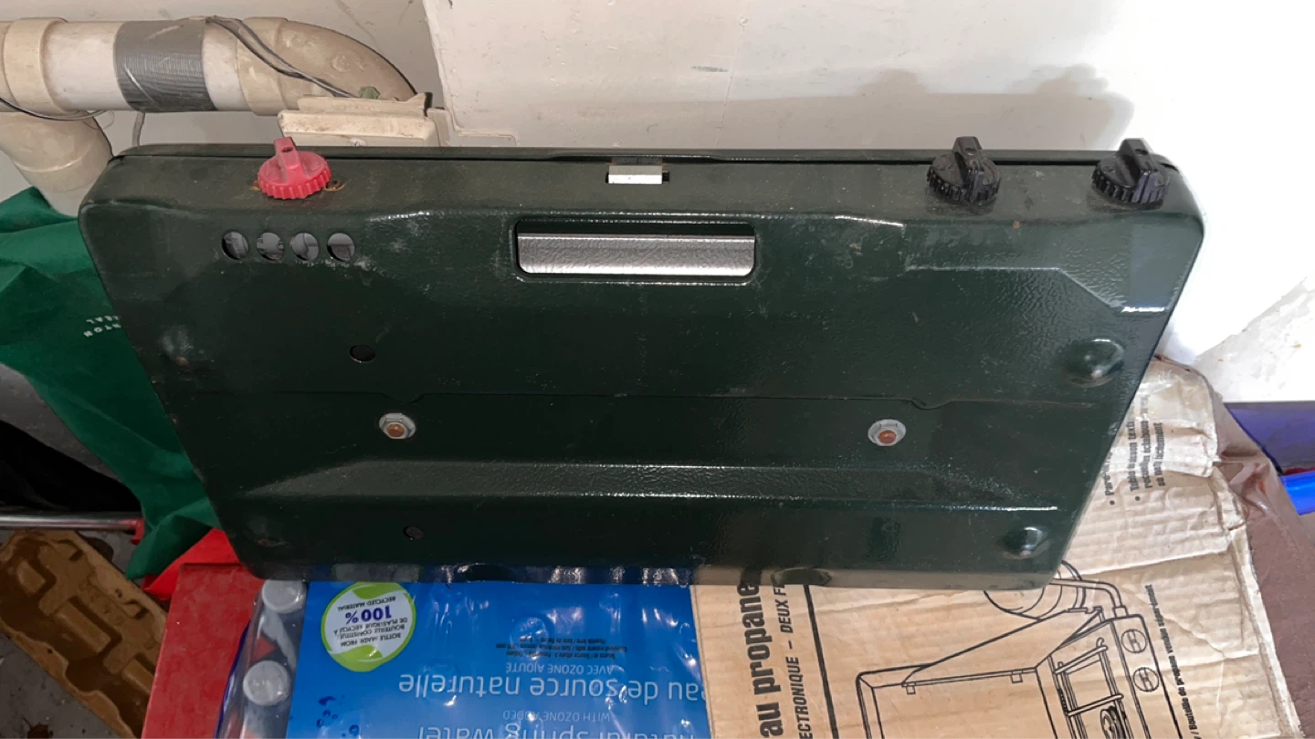 Coleman Two-Burner Propane Stove and propane tank - photo 3