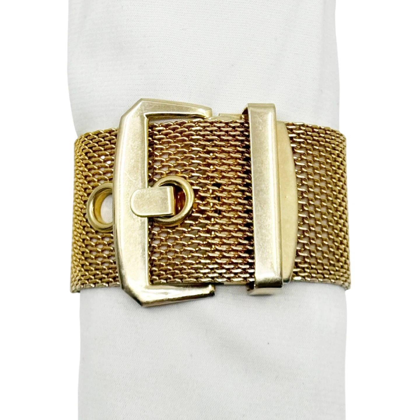Vintage Gold tone belt mesh bracelet - GM1501