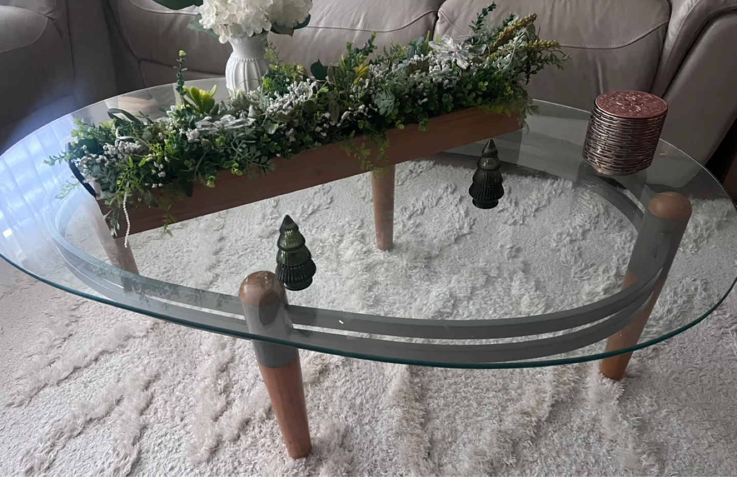 3 glass coffee tables. - photo 5