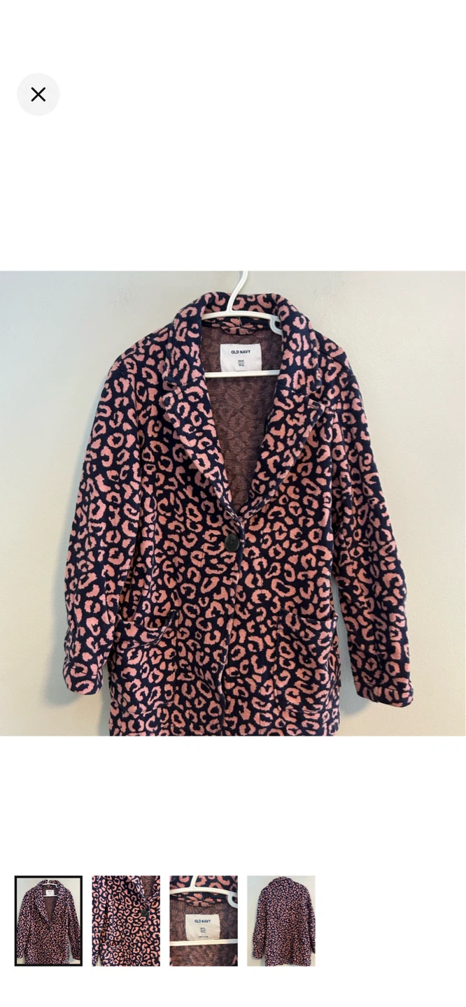 Old Navy Leopard Print Jacket