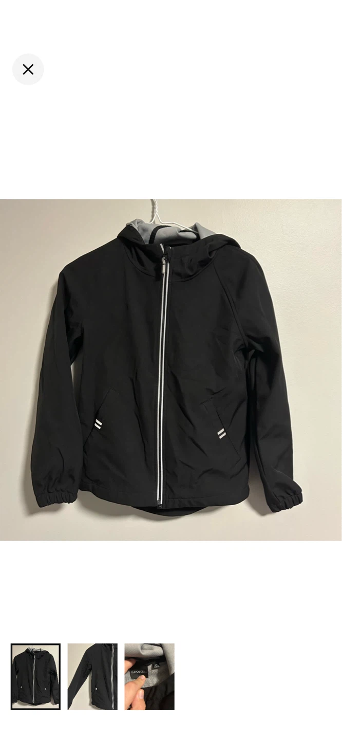 George black hooded jacket