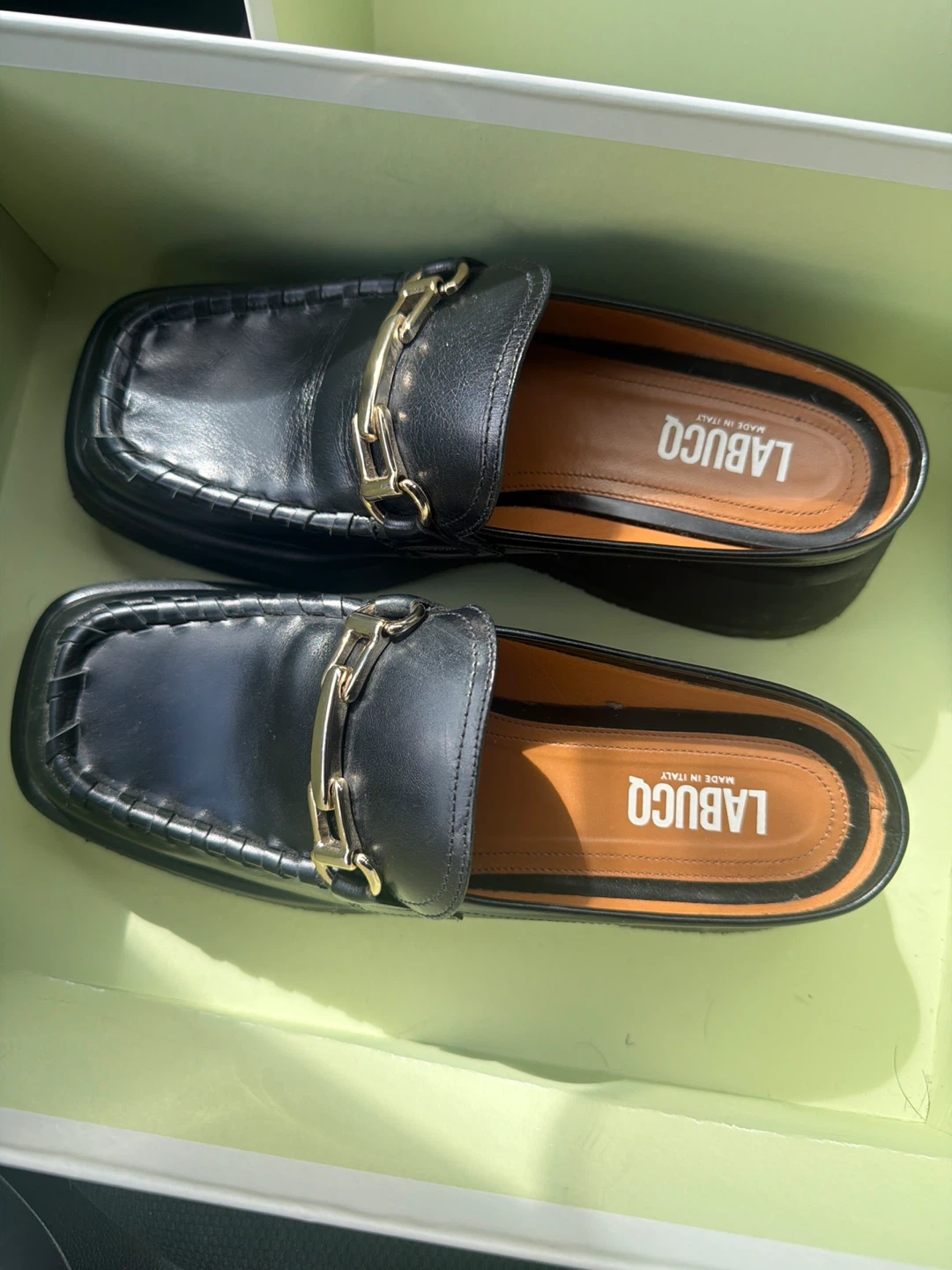 LABUCO Black Leather Mules - photo 5